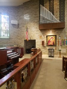 Allen Pipe Combination organ at St. Bernadette Catholic Church, Monroeville PA